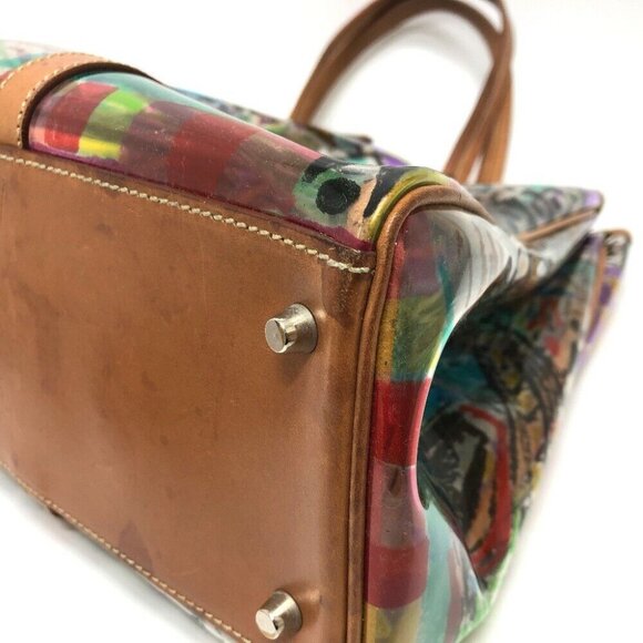 PRADA Venetian print Tote Bag Vinyl/Leather Multicolore/SilverHardware - Picture 6 of 16